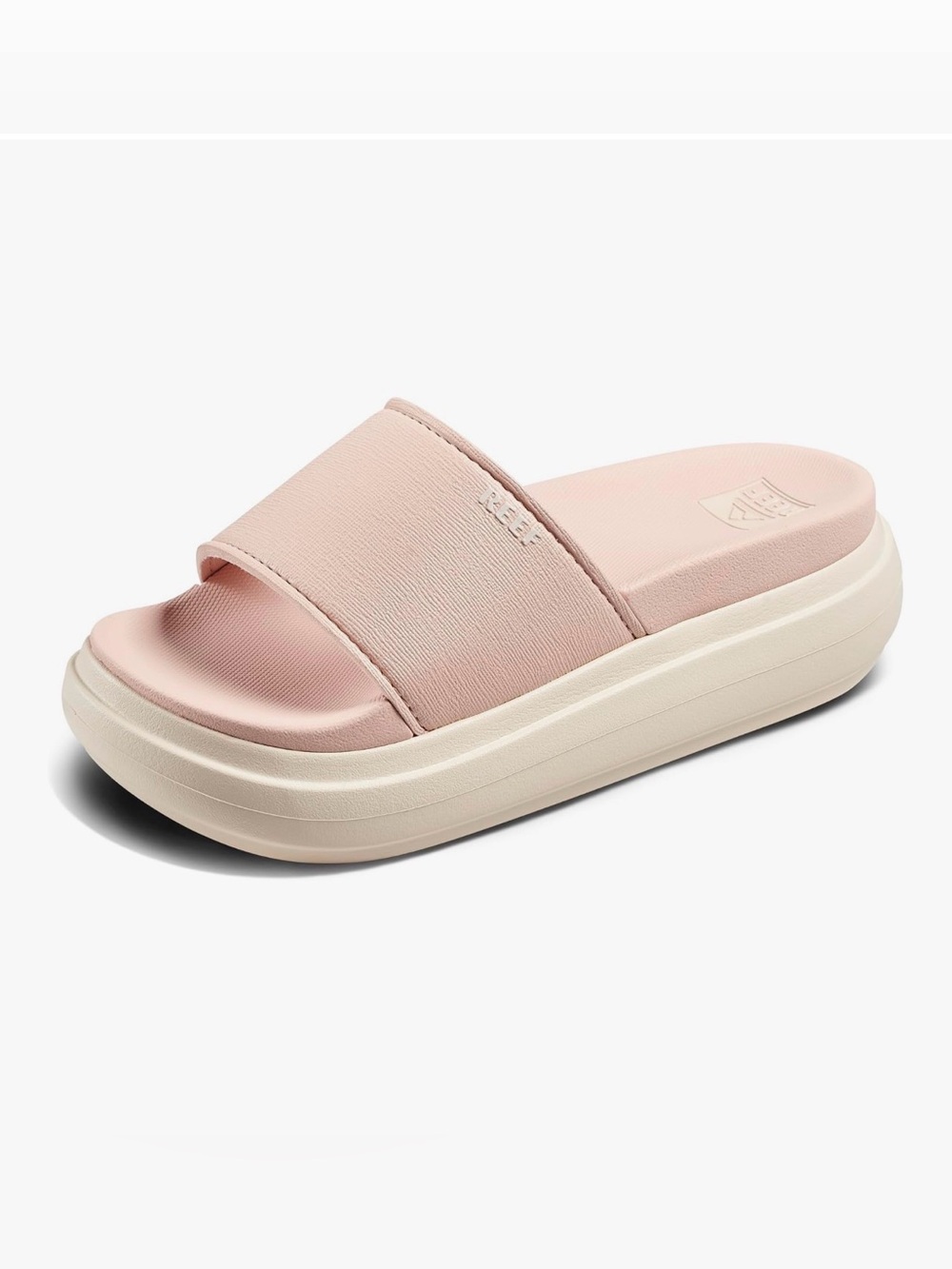 Reef Pink Platform Slide Sandals